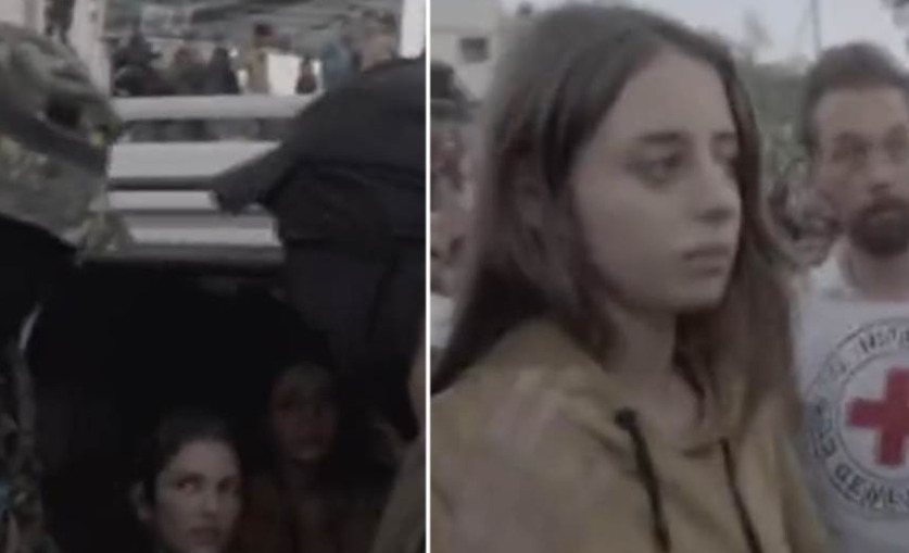 (Видео) Молела за помош, поминала 54 дена во заробеништво: Хамас ја ослободи 21-годишната Миа
