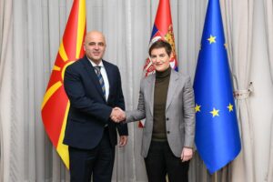 Ковачевски – Брнабиќ: Нови чекори напред во добрососедските односи, од важност за просперитетот, стабилноста и европските интеграции