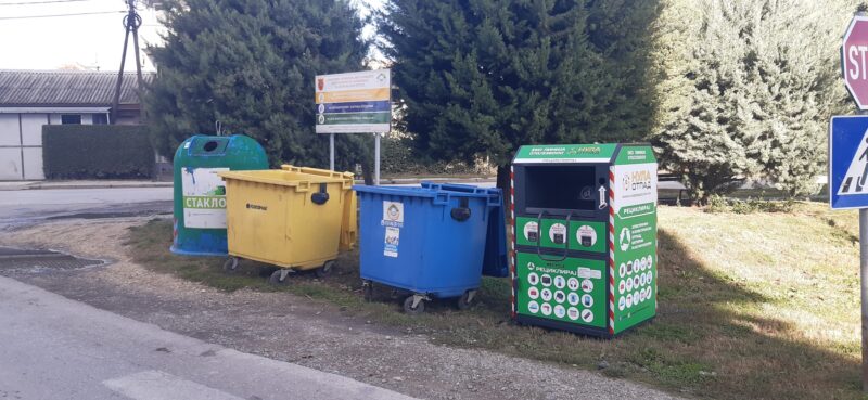 Поставени нови контејнери за електричен отпад во Општина Илинден