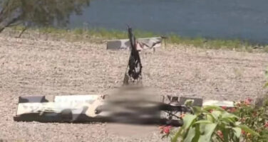 (Видео) Мал авион се урна врз далековод, настрадаа маж и мало дете