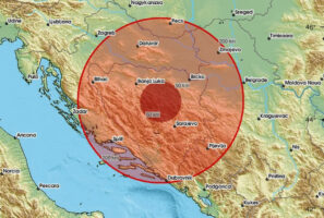 Силен земјотрес ја погоди територијата на Босна и Херцеговина, почувствуван во многу градови