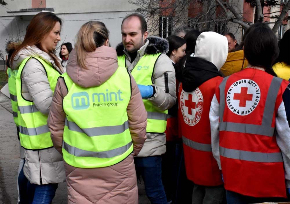 Mint Fintech Group дел од хуманитарниот настан „Food Drive“