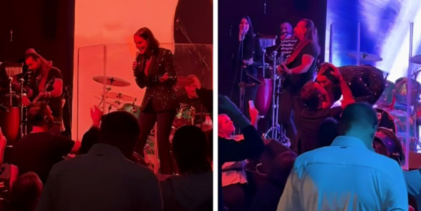 Александра Пријовиќ среде концерт го бакна сопругот: „Тоа не е љубов, тоа е посилно од љубовта“