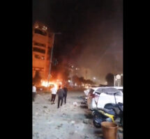 (Видео) Експлозија во јужен Бејрут: сомнежите се дека Израел го извршил нападот