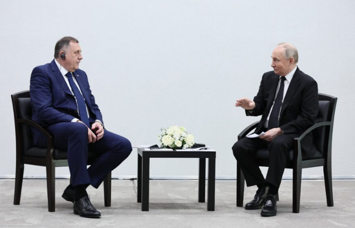 Додик по разговорот со Путин: Русија не ги напушта пријателите