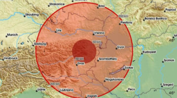 Среде ноќ силен земјотрес во Австрија