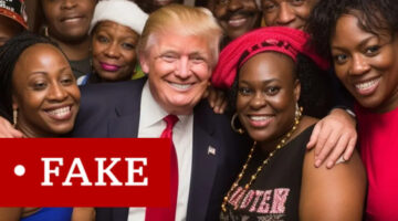 Би-би-си: Се појавија лажни фотографии од Трамп помеѓу Афроамериканци за да привлече гласачи од заедницата