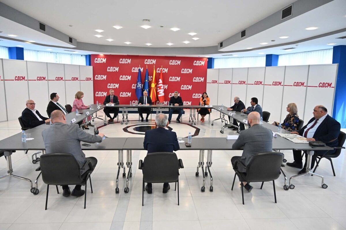 СДСМ: Поддршка за кандидатурата на Стево Пендаровски од коалициските партнери