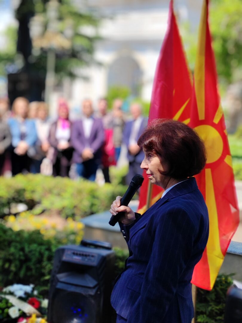 Гордана Силјановска Давкова учествуваше на одбележувањето на 75 годишнината од крајот на Граѓанската војна во Грција и 76 годишнината од прогонството на Македонците од егејскиот дел на Македонија
