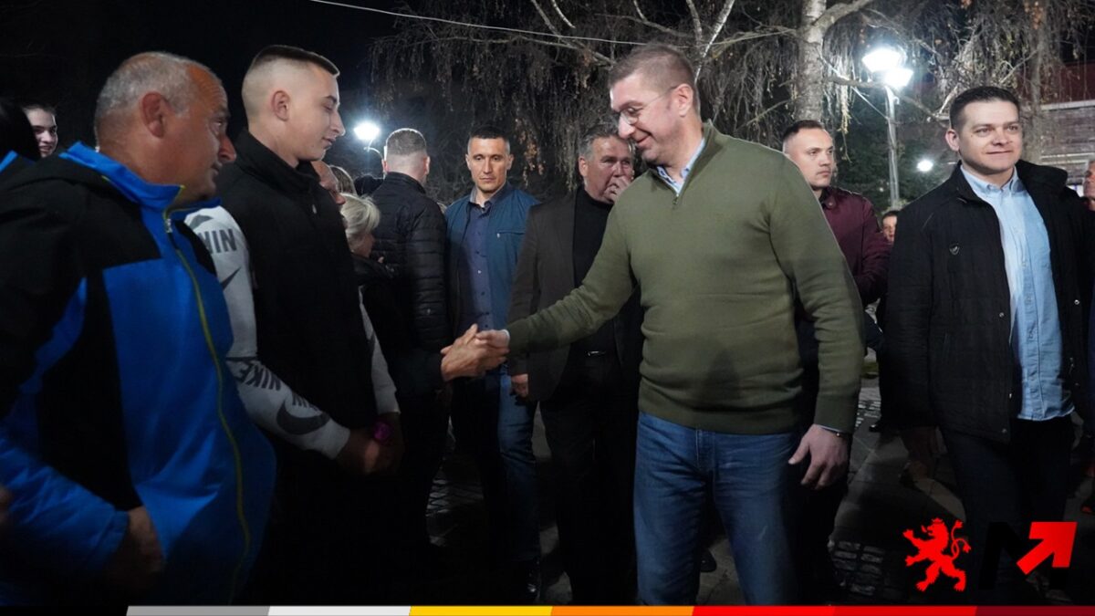 Мицкоски од Ресен: Ковачевски го нема на митинзите на Пендаровски, сака да ја освои поддршката на ДУИ
