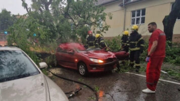 (Видео) Силно невреме ја зафати Србија: жена загина во Сомбор