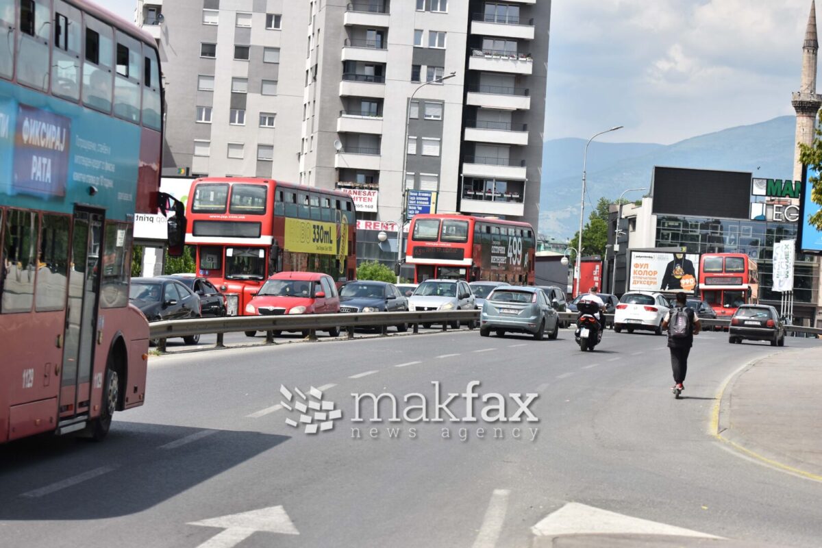 126 санкционирани возачи во Скопје