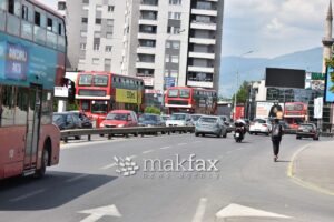 126 санкционирани возачи во Скопје
