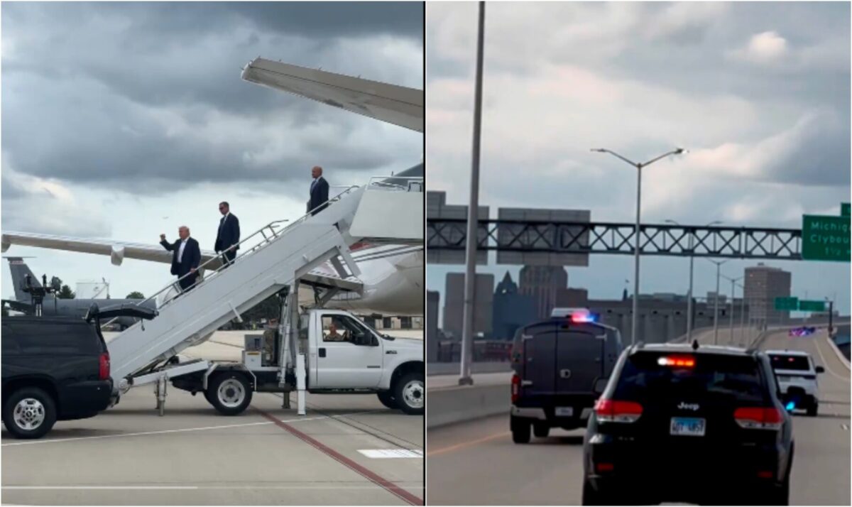 (Видео) Трамп пристигна во Милвоки, се очекува тој да објави важна одлука