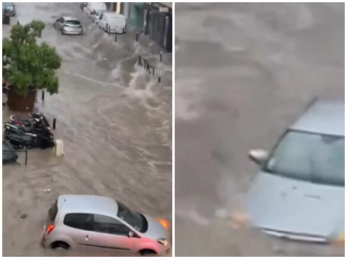 (Видео) Кан под вода, улиците како реки