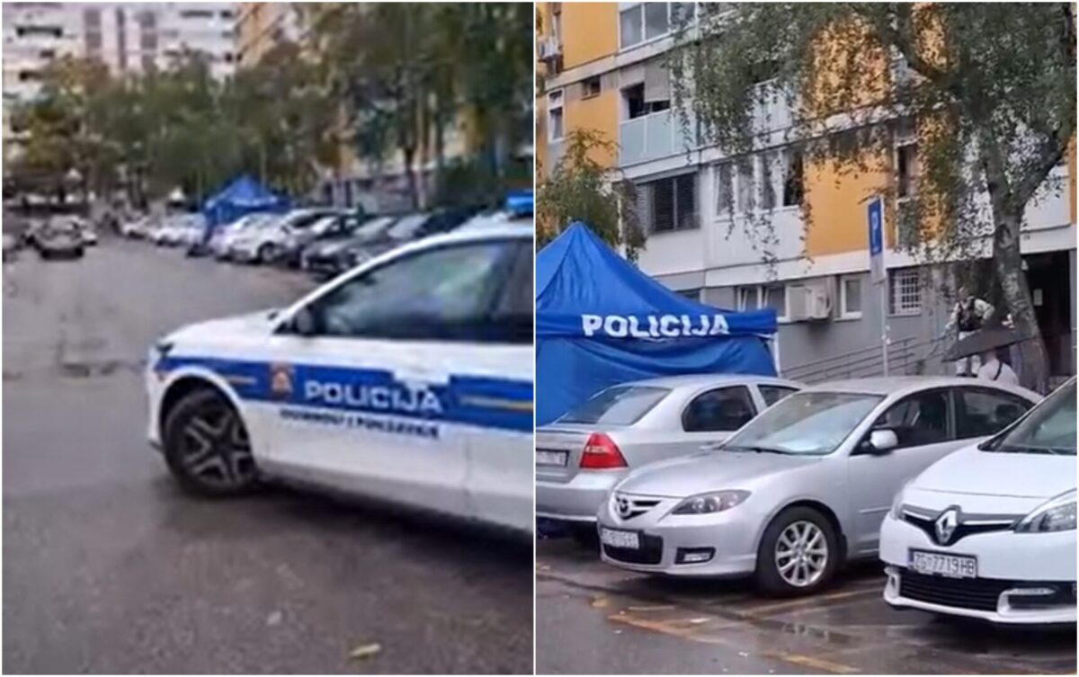(Видео) Пронајдени две тела во Загреб: жена убиена во зграда, маж се самоуби во автомобил
