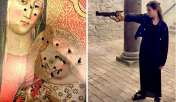 Политичарка со потекло од Босна поднесе оставка откако пукаше во ликот на Богородица и Исус