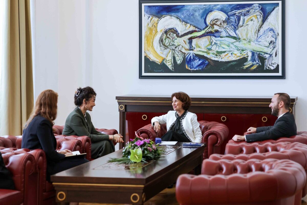 Сиљановска-Давкова ја прими Рита Колумбија, новоименуваниот постојан координатор на Обединетите нации