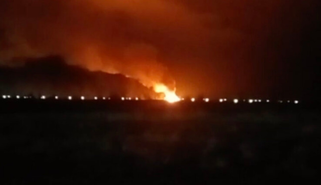 (Видео) Огромна експлозија во Русија: Погоден магацин со оружје од Северна Кореја
