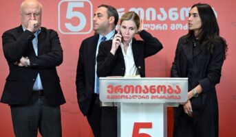Грузиската опозиција не ги признава изборните резултати. „Нè ограбија, ова е уставен удар“