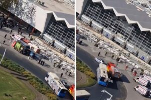 (Видео) Спасенo 14-годишно девојче во Нови Сад: спасувачите четири часа се бореле за нејзиниот живот и ја извлекле од урнатините на железничката станица