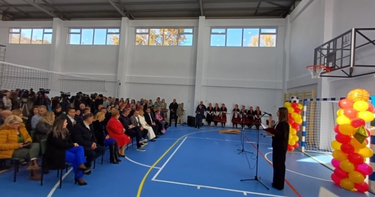 Нова спортска сала доби основното училиште „Наум Охридски“ во Булачани