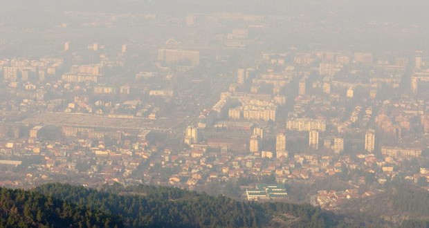 (Фото) Скопје на 6-то место во светот по загаденост на воздухот