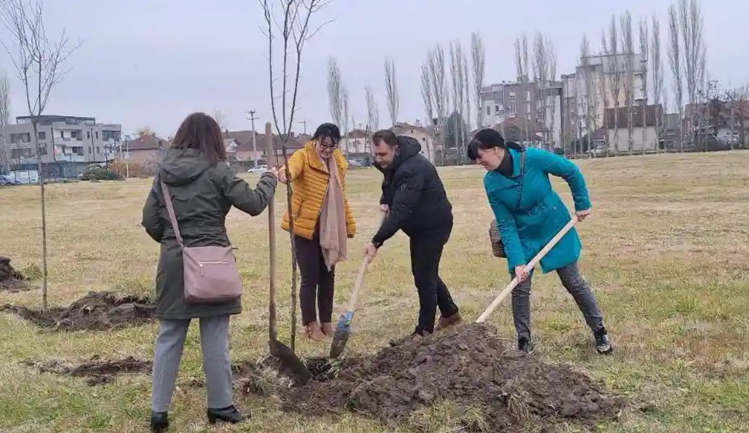 Акција за пошумување во општина Илинден „Зелена Општина Илинден“