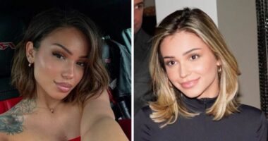 Бресквица фотографирана во еден белградски ресторан, привлече внимание со новата фризура