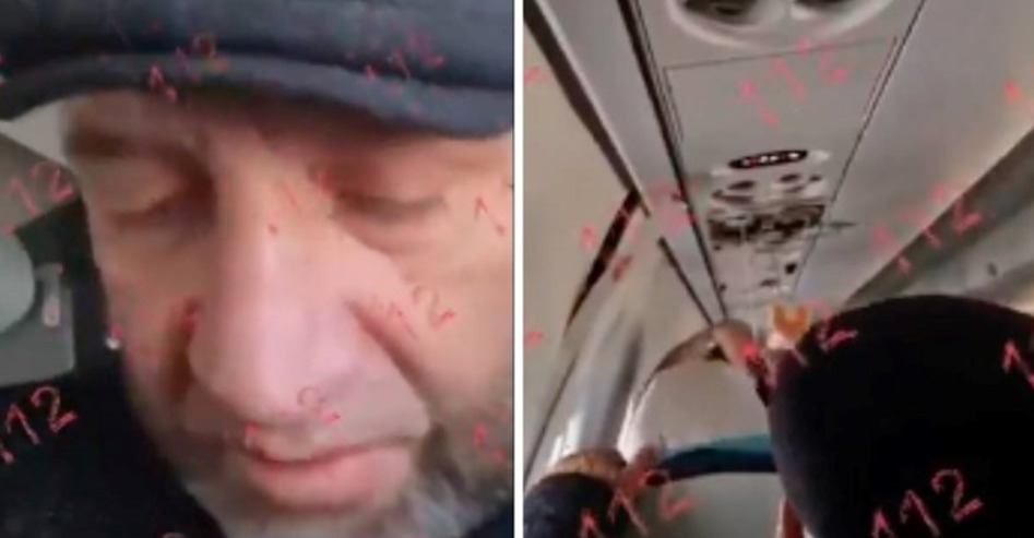 (Видео) Објавена снимка од авионот непосредно пред падот, се слушаат молитвите на патниците