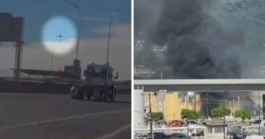 (Видео) Снимен моментот кога авион удри во зграда на Хаваи, загинаа двајца пилоти