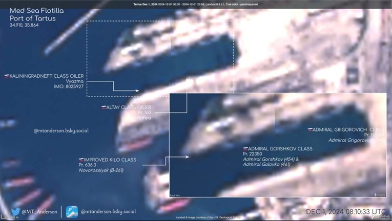 Русија ги повлекува бродовите од клучната база во Средоземното Море