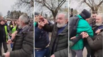 (Видео) Маж нападнал студент во Нови Сад, извадил нож