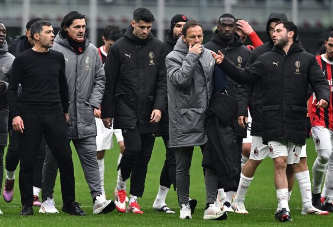 (Видео) Напнатото на „Сан Сиро“ – Тренерот Консеисао ќе се тепаше со капитенот Калабрија