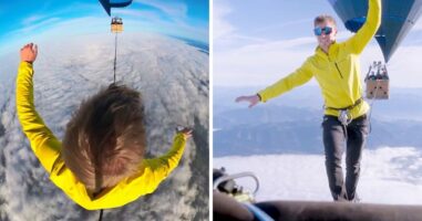 (Видео) Соборен рекордот за највисоко одење по жица: „Беше страшно“