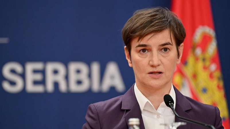 Брнабиќ: Оставката на Вучевиќ ќе биде констатирана на крајот од претстојната седница