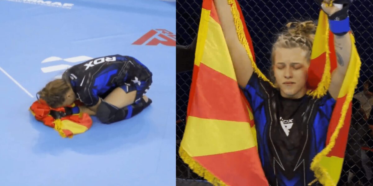 (Видео) Даниела Алексовска е Европски шампион во ММА