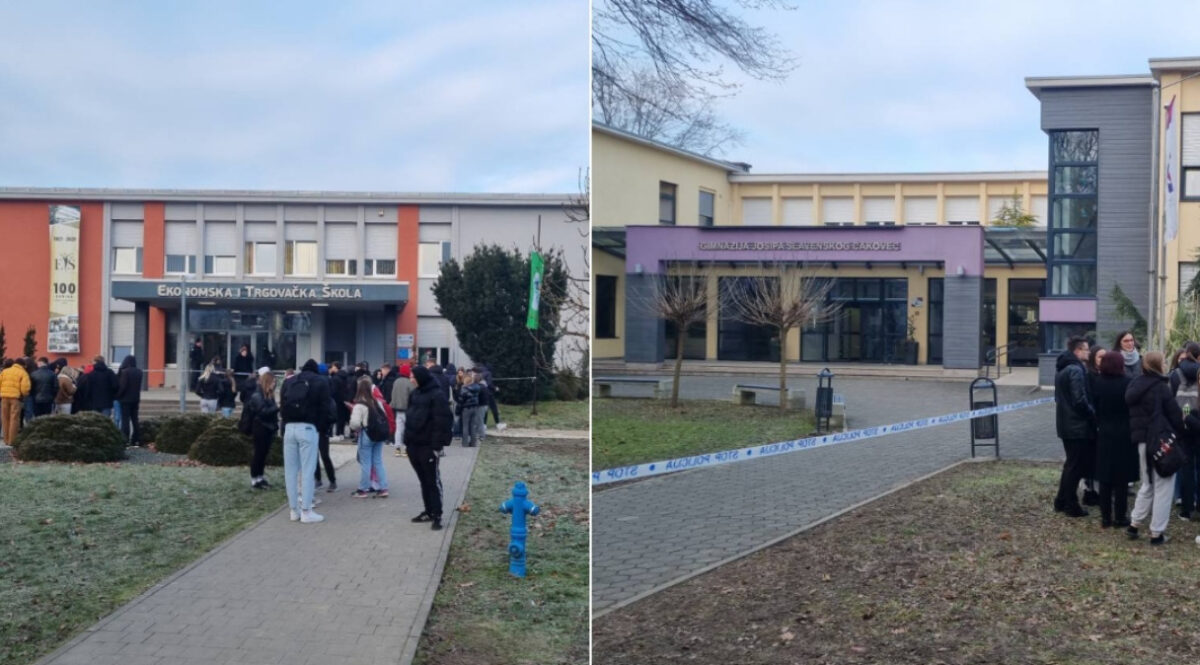 (Видео) Закана за бомба добија неколку училишта во Загреб