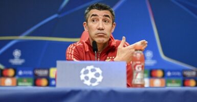 (Видео) Земјотрес на прес конференцијата на Бенфика