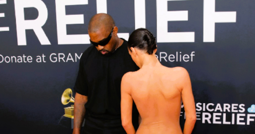 (Видео) Канје би можел да загуби договор вреден 20 милиони долари поради голата сопруга на црвениот килим