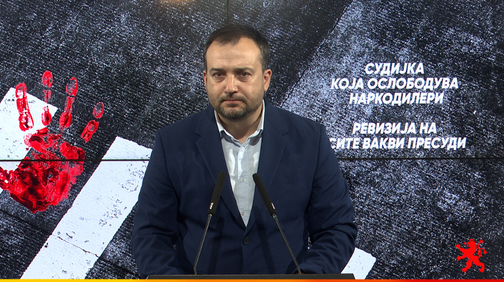 (Видео) Лефков: ВМРО-ДПМНЕ бара ревизија на сите пресуди каде криминалци наместо затворски добиле пониски казни