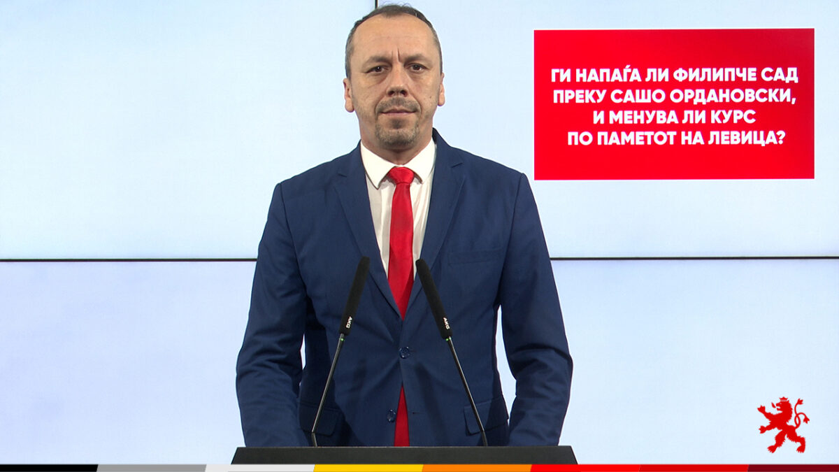 (Видео) Петрушевски: Ги напаѓа ли Филипче САД преку Сашо Орданоски, и менува ли курс по паметот на Левица