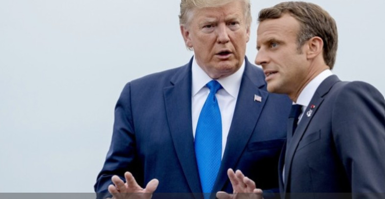 Макрон: Се надевам дека го убедив Трамп да не води трговска војна со ЕУ, туку со Кина