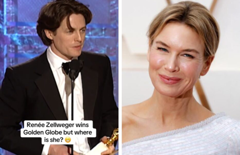 Рене Зелвегер призна дека копала низ ѓубрето во тоалетот додека сите ја чекаа да си ја подигне статуетката „Златен глобус“