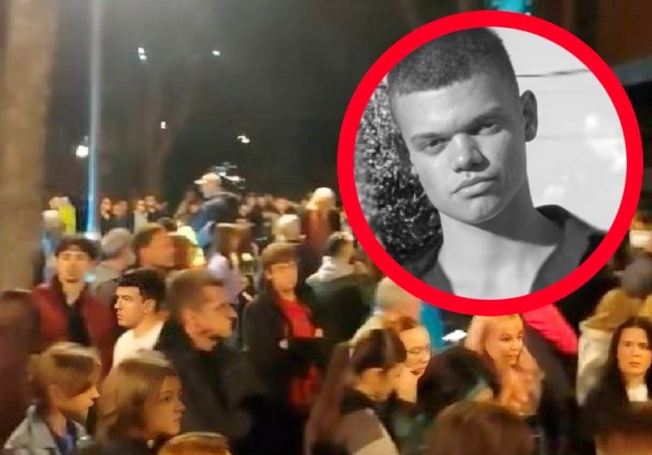 (Видео) Жителите на Нови Сад му оддадоа почит на Вукашин, 16-та жртва од уривањето на железничката станица