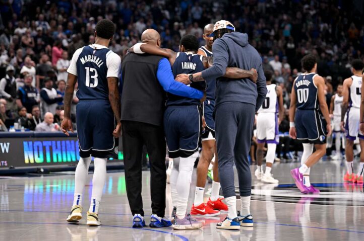 (Видео) Ирвинг не можеше да оди поради коленото, но ги погоди слободните фрлања