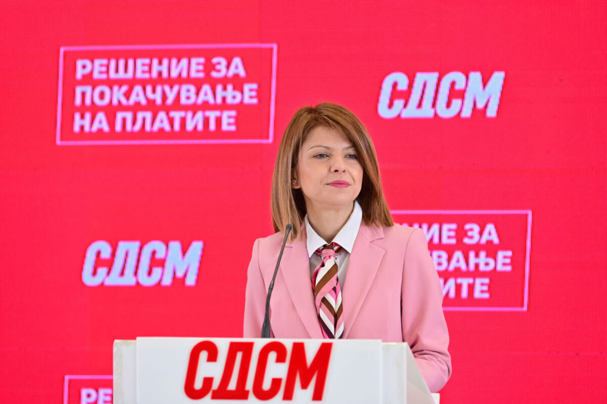 (Видео) Лукаревска: Поднесуваме закон за покачување на платите до 15.000 денари за 400.000 работници