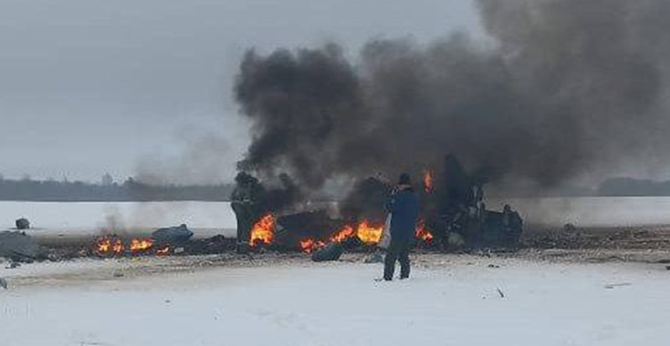 (Видео) Се урна руски воен хеликоптер, загинаа членовите на екипажот