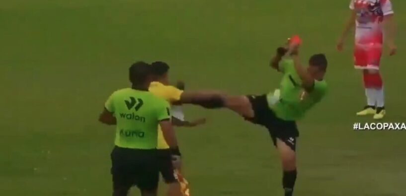 (Видео) Тренер тргна да се пресмета со судијата, доби нокаут со еден удар