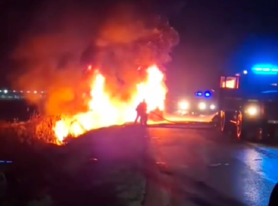 (Видео) Четири возила се судрија во Србија, изби пожар: загина брачна двојка и уште едно лице